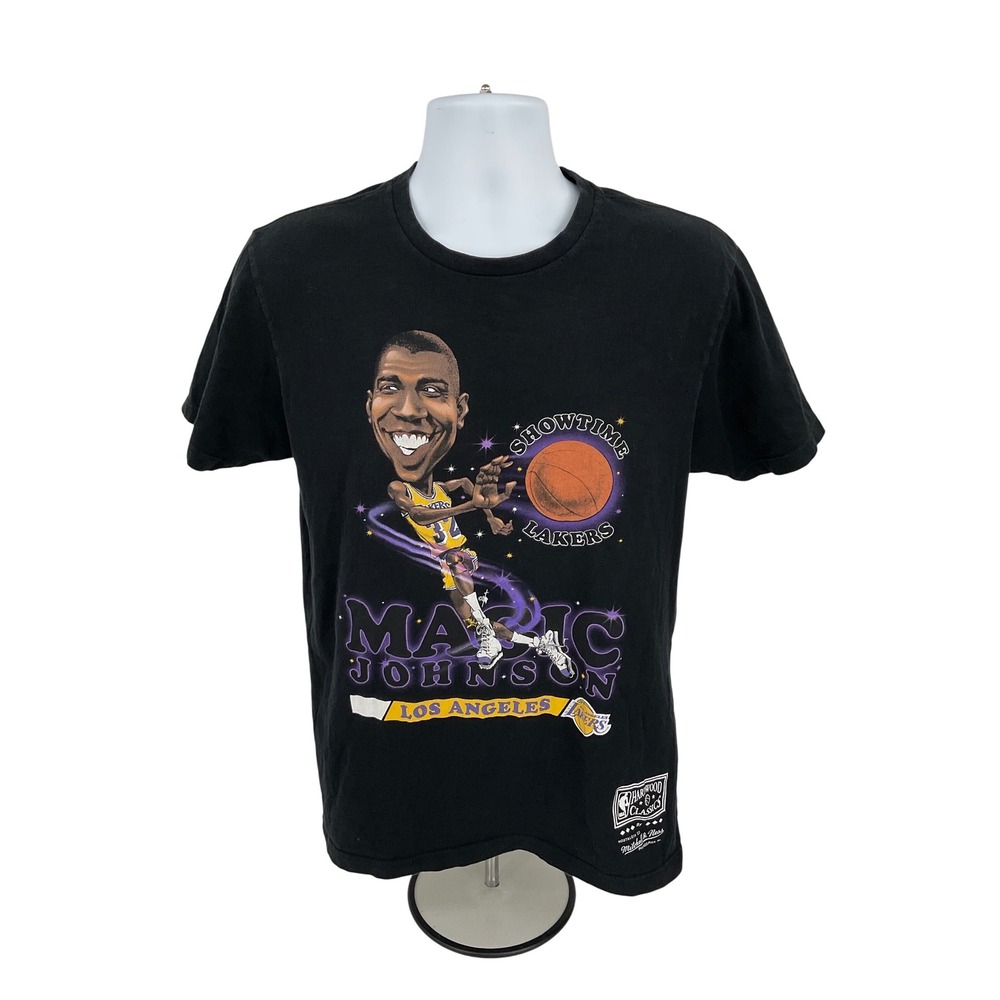 NBA VINTAGE‎ MAGIC JOHNSON TSHIRT SIZE M #1195